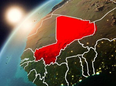 Mali Planet Earth günbatımı