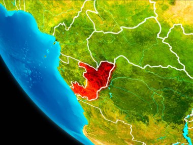 Kongo uzaydan yeryüzündeki