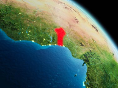 Benin dünya üzerindeki sabah