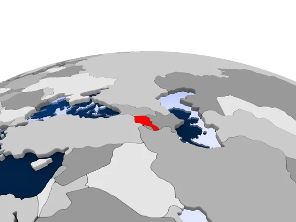 Azerbaycan siyasi dünya üzerinde — Stok fotoğraf