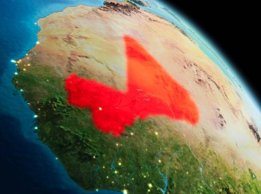 Mali dünya üzerindeki sabah