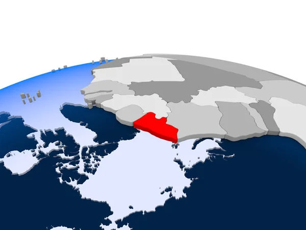 정치 세계에 시에라리온 — 스톡 사진