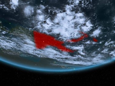 Papua Yeni Gine gece