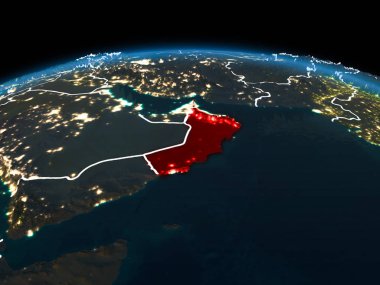 Umman gece yeryüzünde