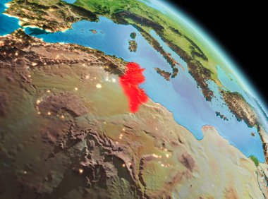 Tunus dünya üzerindeki sabah