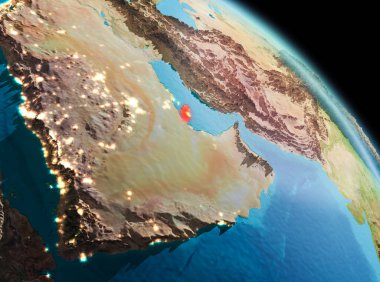 Katar dünya üzerindeki sabah