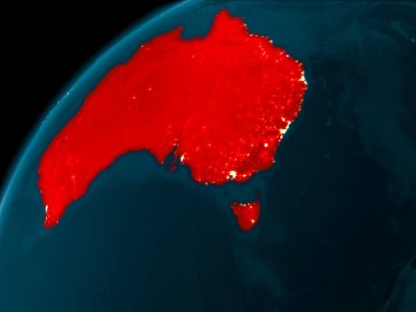 Dünya üzerinde gece, Avustralya