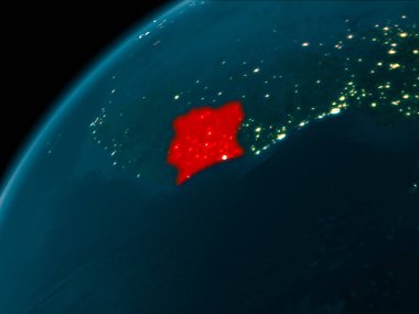 Dünyada Fildişi Sahili geceleri