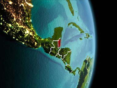 Belize dünya üzerindeki sabah