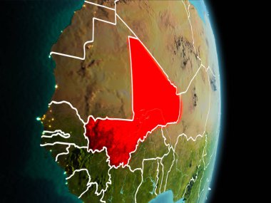 Mali dünya üzerindeki sabah