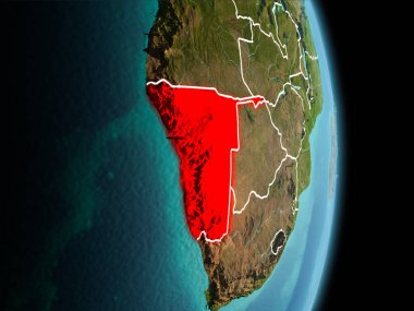 Namibya dünya üzerindeki sabah