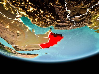 Umman kırmızı akşam