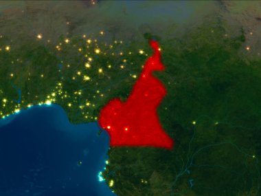 Kırmızı gece Kamerun