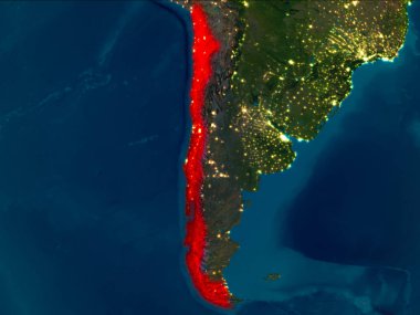 Şili kırmızı gece