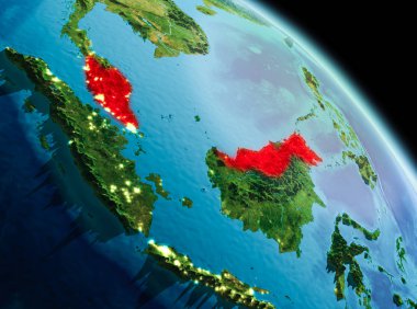 Malezya dünya üzerindeki sabah