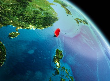 Tayvan dünya üzerindeki sabah