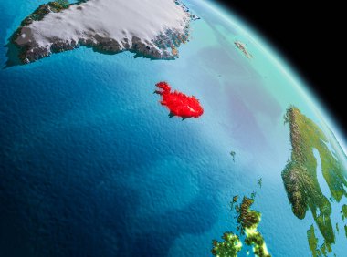 İzlanda dünya üzerindeki sabah