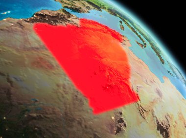 Cezayir dünya üzerindeki sabah