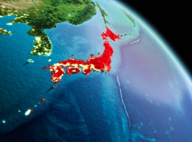 Japonya dünya üzerindeki sabah
