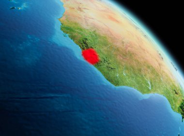 Sierra Leone dünya üzerindeki sabah