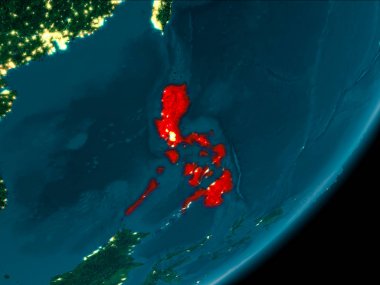 Gece uzaydan Türkiye