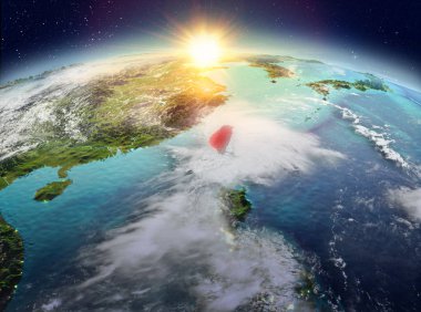 Tayvan Sunrise uzaydan