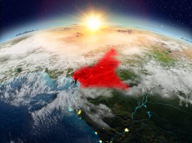 Kamerun Sunrise uzaydan