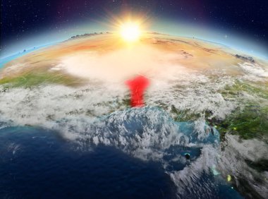 Benin Sunrise uzaydan