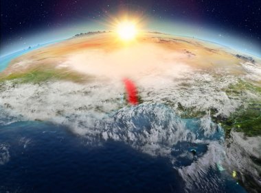 Togo Sunrise uzaydan