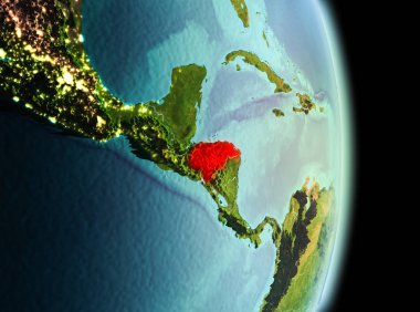 Sabah yörüngeden Honduras