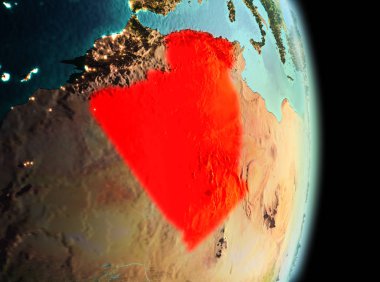 Sabah yörüngeden Cezayir'de