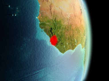 Sierra Leone yörüngeden sabah