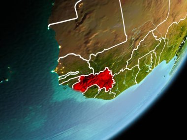 Yörünge görünümü, Gine