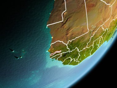 Gambiya yörünge görünümü