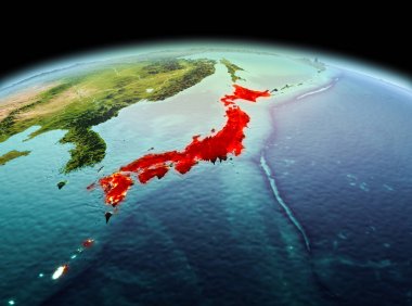 Japonya uzayda Dünya gezegeninde