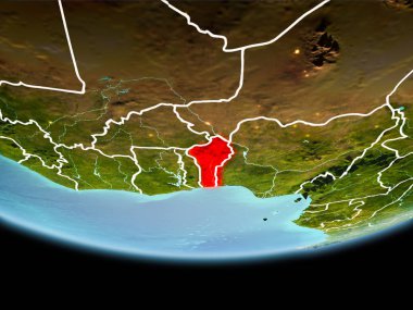 Benin kırmızı akşam