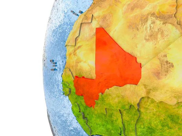 Mali Haritası modeli bir küre