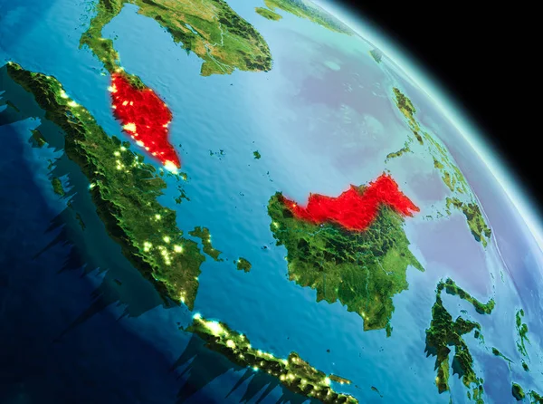 Malezya dünya üzerindeki sabah