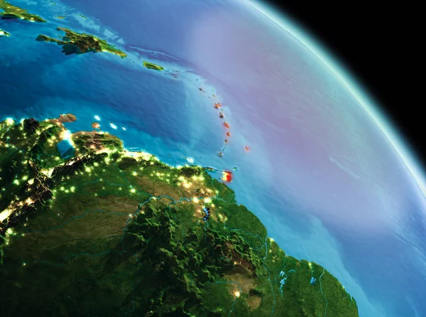 Caribbean dünya üzerindeki sabah