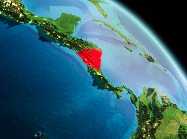 Nikaragua dünya üzerindeki sabah