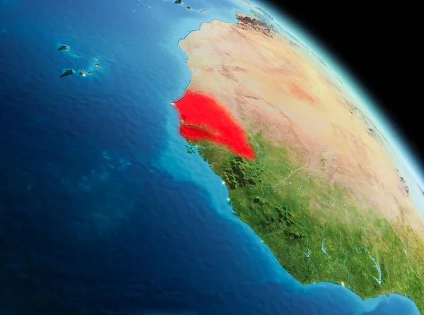 Senegal dünya üzerindeki sabah