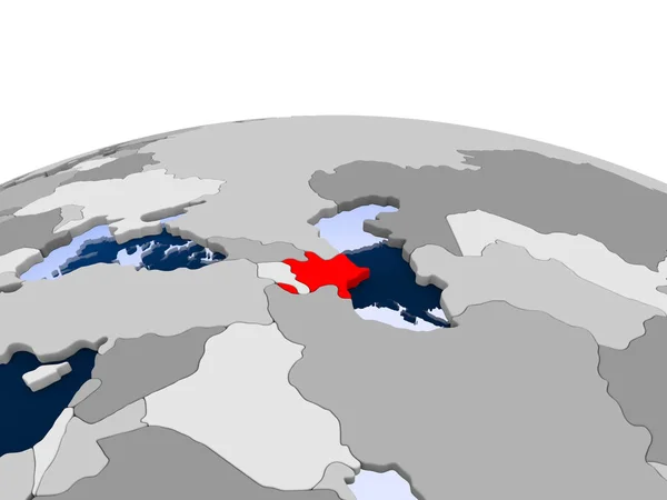 Georgia siyasi dünya üzerinde — Stok fotoğraf