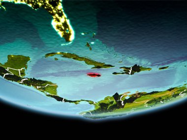 Kırmızı akşam Jamaika'da