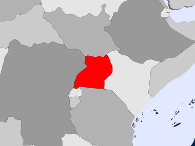 uganda Haritası