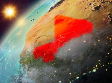 Mali Planet Earth günbatımı