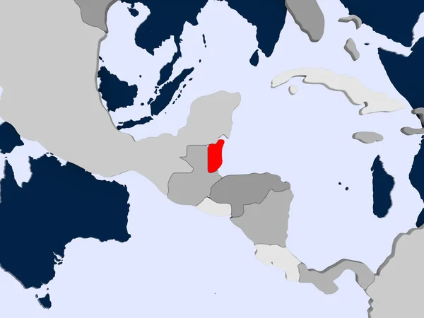 Map of Belize — Stock Photo, Image
