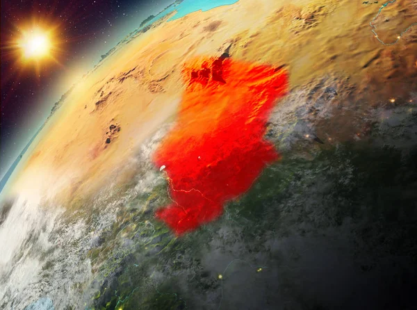 Chad Planet Earth günbatımı