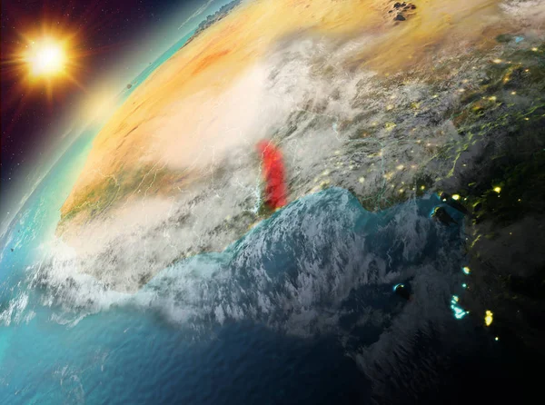 Togo Planet Earth günbatımı