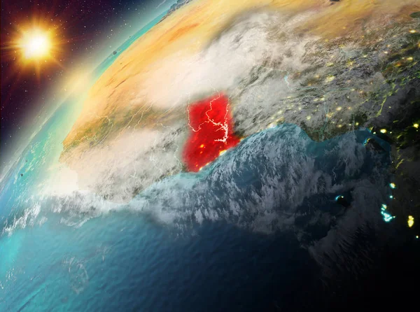 Gana Planet Earth günbatımı