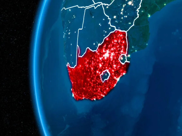 Güney Afrika Dünya gece '